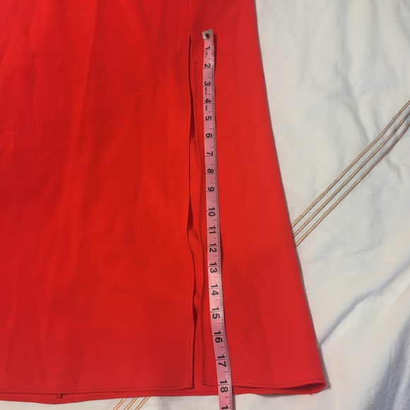 Amanda Uprichard Stanford Dress. Crimson/Bright Red. - Picture 9 of 12